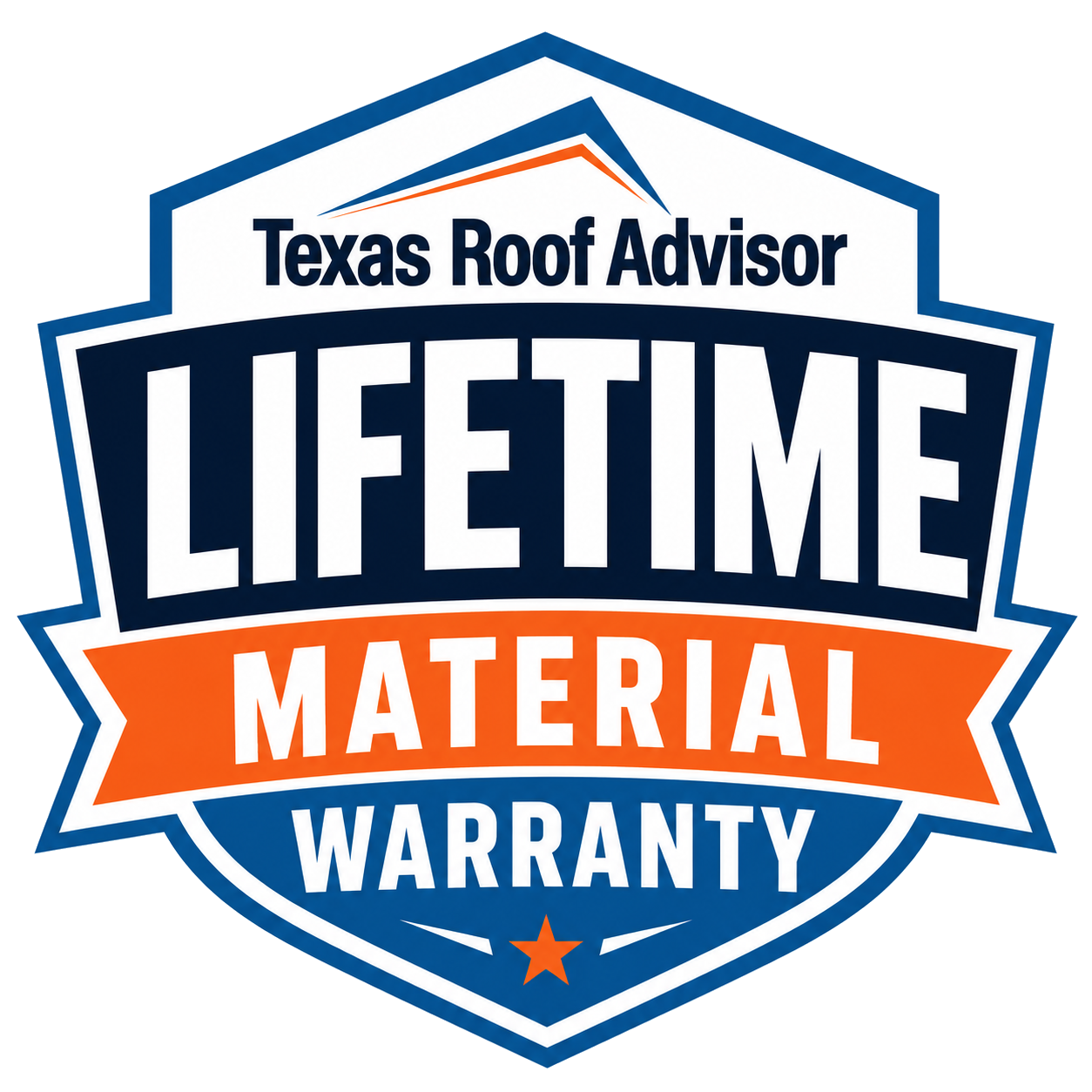Lifetime material warranty